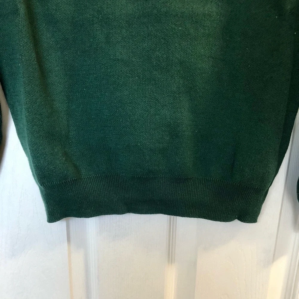 Petit Lem Kids' Fair Isle Organic Cotton Pullover (Big Kid) 8-10 Green - Picture 6 of 8